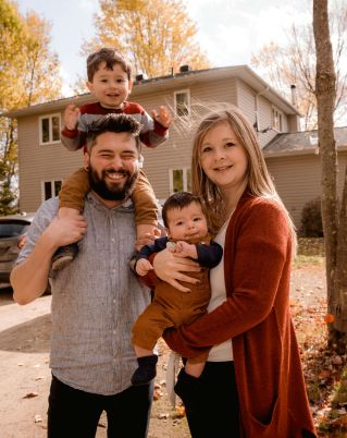 Photo of Family Smiling